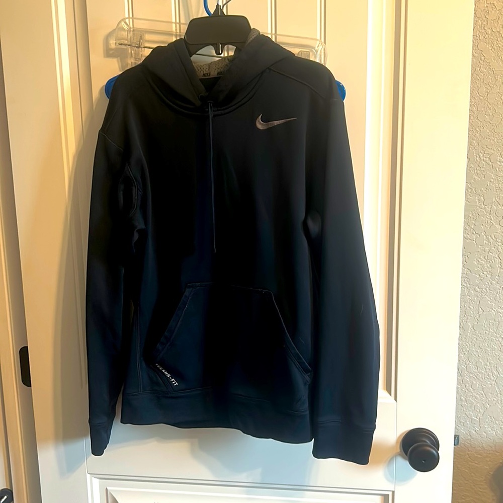Nike navy blue hoodie